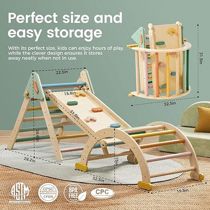 Foldable Montessori Toddler Climbing Toys Indoor